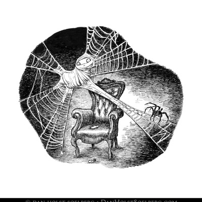 Postcard (6"x6") - saffron