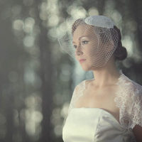 Alencon Lace Bridal Hat  - Thumbnail 2