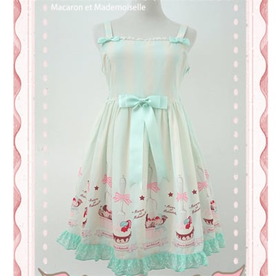Macaron et mademoiselle creamy cake lolita jsk dress free ship sp141100 - Thumbnail 4