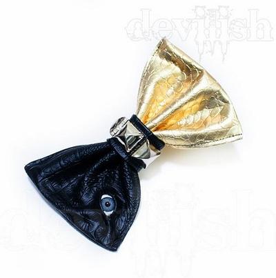 Metallic monster brooch(hair clip)
