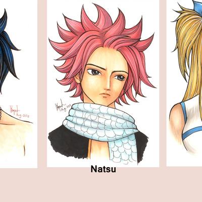 Fairy tail anime and manga inspired art a4 print - Thumbnail 4