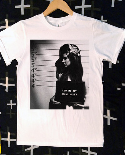 lana Del Rey Serial Killer T-Shirt and Tank Top. Men's and Women's.