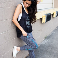 Passport 2 Freedom Cut Tank Black - Thumbnail 1