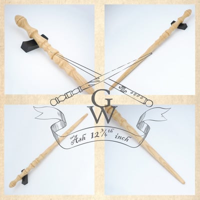 Ash wand 12 3/4th inch