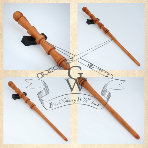 Black Cherry wand 11 7/8th in