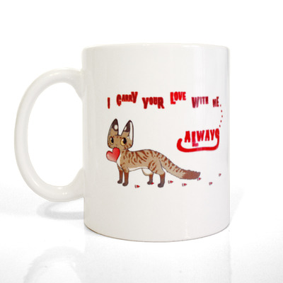 Neko love keeper mug