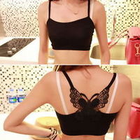 New  Lace Strap Sleeveless Shirt Vest Blouse Tank Crop Top  - Thumbnail 1