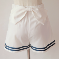 Sailor Style Lace Shorts With Bow On Back Free Ship SP141151 - Thumbnail 3
