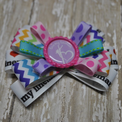 "i love my lineman" pastels tuxedo bow