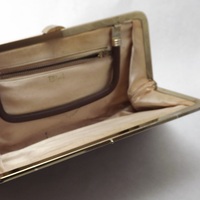 Mod Copper Purse, Womens Vintage Small Brown Clutch, Designer Bag, Retro Handbag - Thumbnail 1