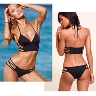 Multi string push up bikini set swimsuit 