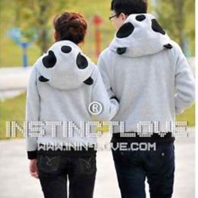 Sweater coat thick winter chaomeng stereo panda