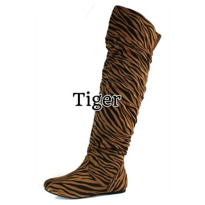 Stylish flat boots-tde