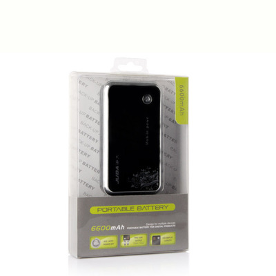 Mobile power bank for iphone / ipad / cell phone 6600mah