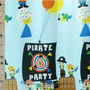 PIRATE & SHIP Cute Cartoon Design 180 x 180 cm Daily Shower Use SHOWER CURTAIN - Thumbnail 4