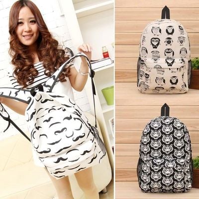 Vintage canvas  rucksack hobo satchel  backpack