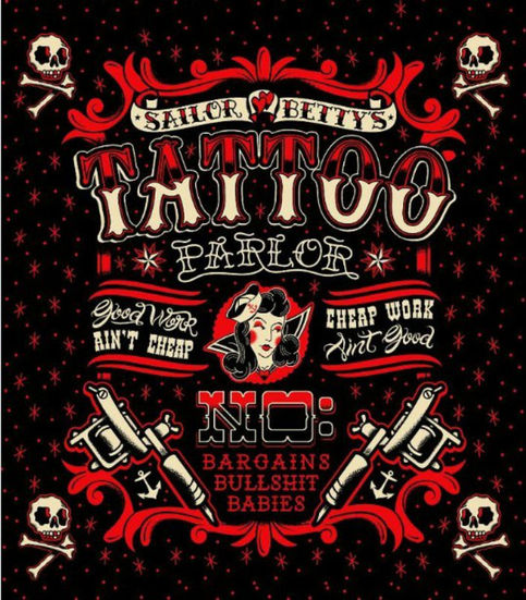 PIRATE TATTOO Design 180 x 200 cm Cool Design Bathroom Use SHOWER CURTAIN