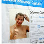 SOCIAL PAGE Facebook Cool Design 1.8 x 1.8 m Polyester Bathroom Use SHOWER CURTAIN - Thumbnail 2