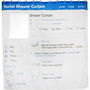 SOCIAL PAGE Facebook Cool Design 1.8 x 1.8 m Polyester Bathroom Use SHOWER CURTAIN - Thumbnail 3