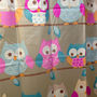 Cartoon OWL Colorful Design 1.8x1.8m Bathroom Shower Use PEVA SHOWER CURTAIN SET - Thumbnail 2