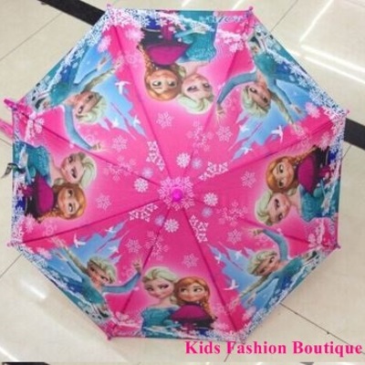 Frozen gorgeous pink or blue kids umbrella