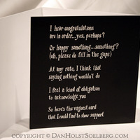 Greeting Card - Happy Congratu-versary - Thumbnail 1