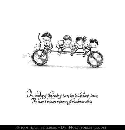 Signed Print - Cycling Team