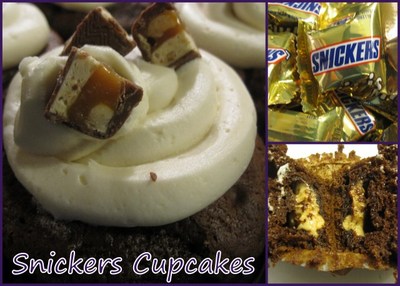 Nestle snickers cupcakes