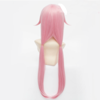  Cosplay Future Diary Mirai Nikki Gasai Yuno Light Pink Wig Free Ship SP141178 - Thumbnail 4