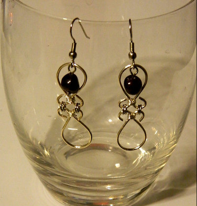 Garnet Earings
