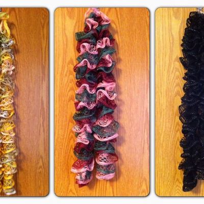 Sashay knitted scarf