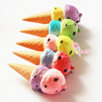 2 x Tropical Fruit Icecream Cone Squishy (uncommon) - Thumbnail 1