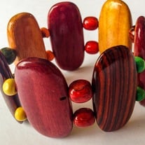 Wooden Bracelet-Multicolor