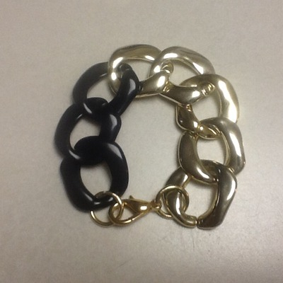 Black and gold bracelet