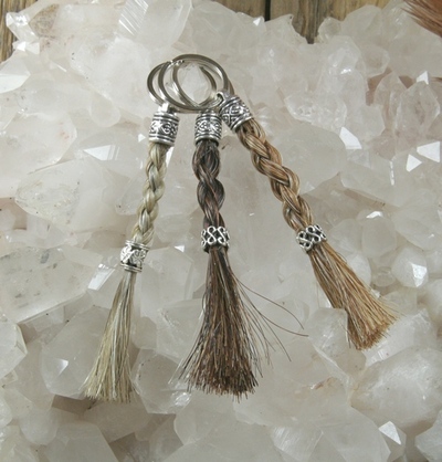 Horse Hair Key Chains