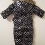 Girls Gorgeous Juicy Couture Polka Dot Snowsuit with Fur Trimmed Hood-1