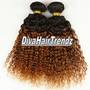 18", 20" & 22" Brazilian Remy Exotic Deeper Curly Cinnamon Auburn Ombre!*New* [3 Bundles]-1