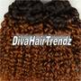 18", 20" & 22" Brazilian Remy Exotic Deeper Curly Cinnamon Auburn Ombre!*New* [3 Bundles]-3