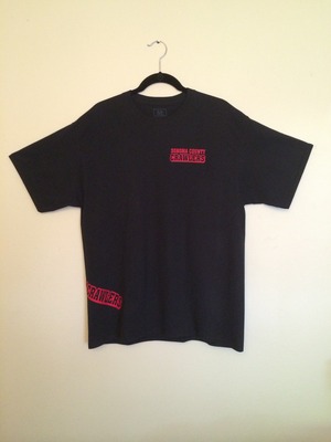 Black T-Shirt w/ Red