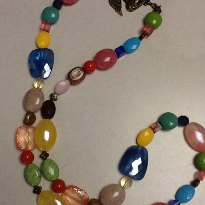 Colorful beaded necklace