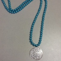 Turquoise Pearl Necklace  - Thumbnail 1