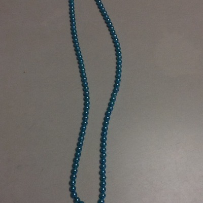Turquoise pearl necklace 