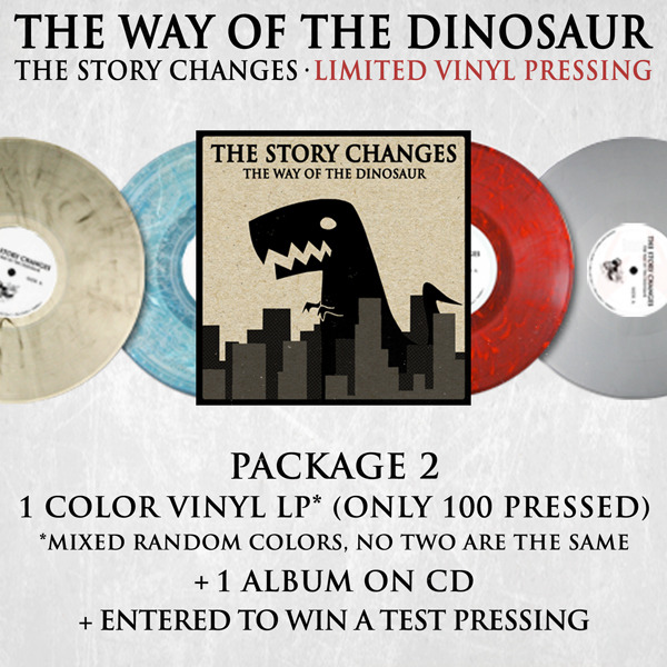 The Story Changes-The Way of the Dinosaur Vinyl (RANDOM COLOR) with Free CD