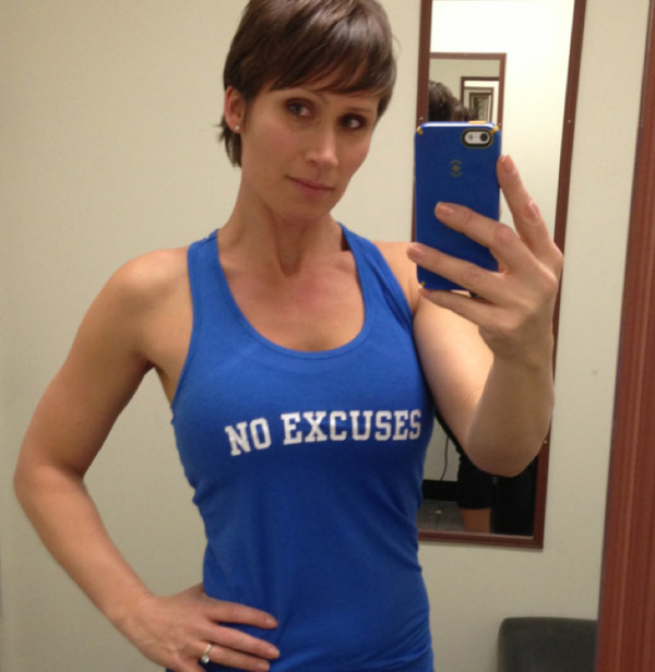 "No Excuses" Reflection Tank