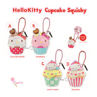 (2014) Rare* Sanrio Hello  Kitty Cupcake Squishy (Licensed) - Thumbnail 1