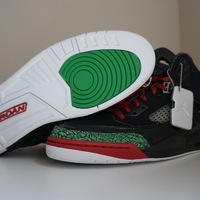 Air Jordan Spizike Black / Varsity Red-Classic Green - Thumbnail 3