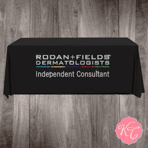 Rodan + Fields 6' FITTED Tablecloth