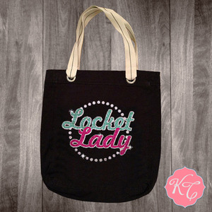 Locket Lady Black Tote