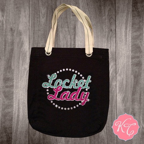 Locket Lady Black Tote