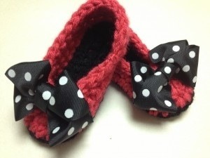 Girls Crochet Slippers